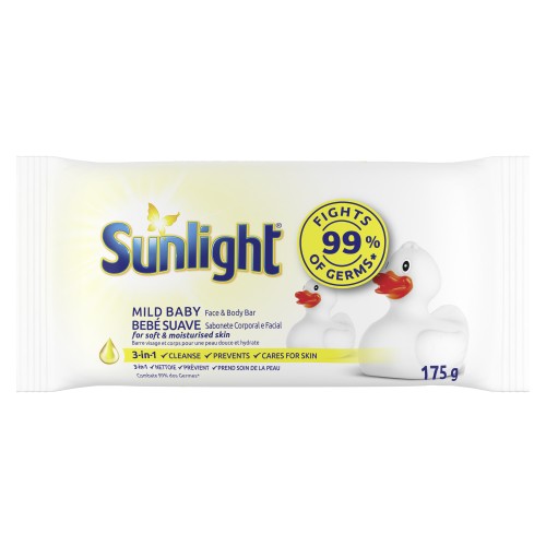 Sunlight Mild Baby Bath Soap Mild  72 x 175 g
