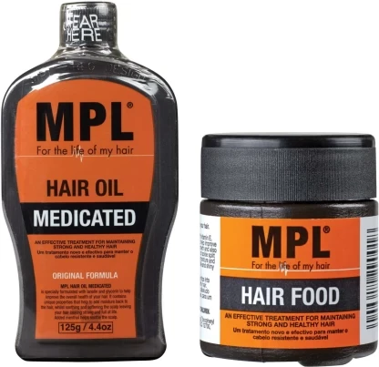 MPL Twinpack Hair Food Hair oil 24X125g