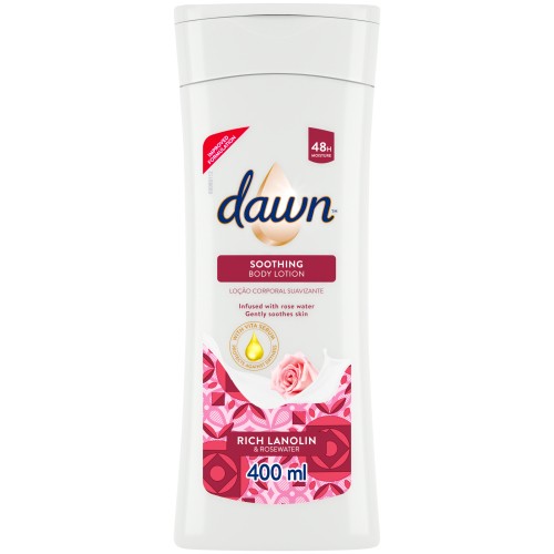 Dawn Rich Lanolin & Rose Water Body Lotion  6x400 ml