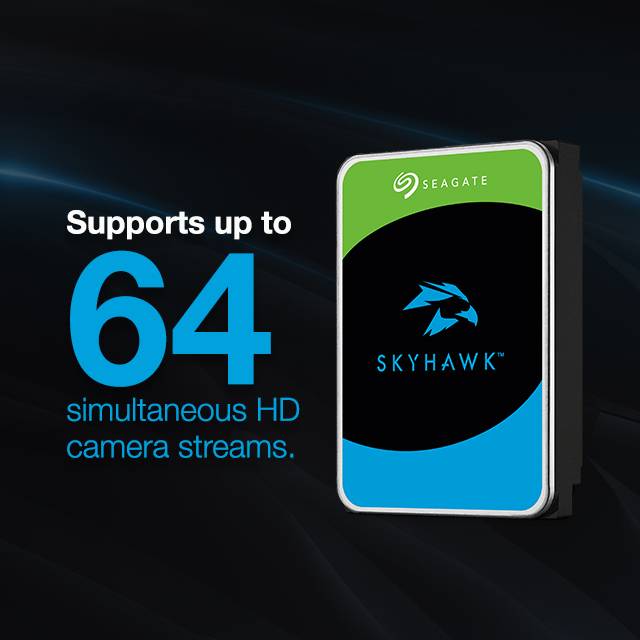 Seagate SkyHawk 6TB Surveillance Hard Drive, 3.5 inch SATA (ST6000VX009)