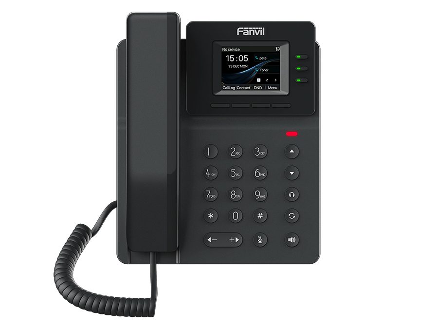 Fanvil 4SIP Fast Ethernet Colour Screen PoE WiFi 6 VoIP Phone