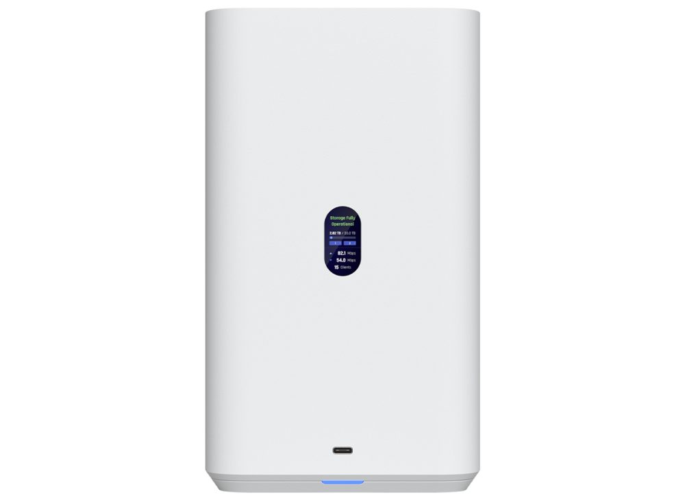 Ubiquiti UniFi White UNAS 2.5Gbps Ethernet 2x 3.5" HDD bays