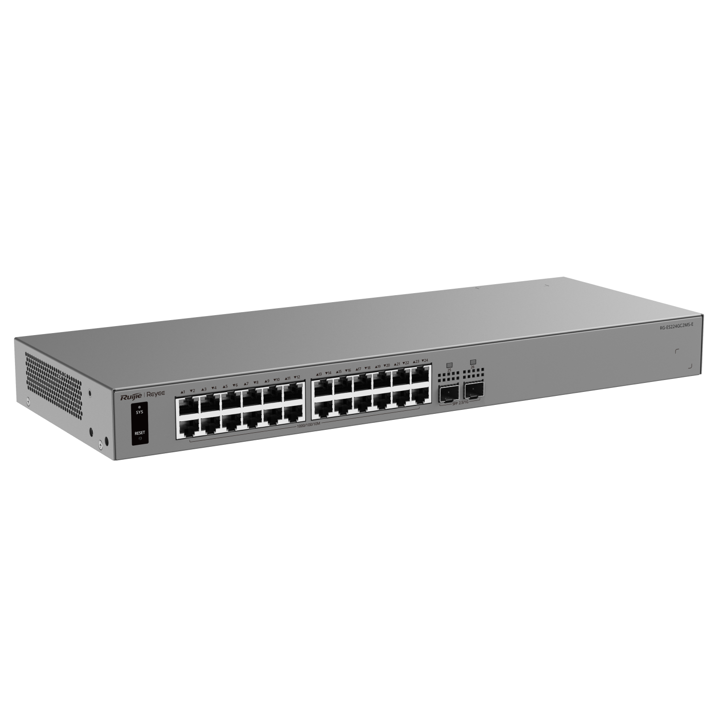 Reyee RG-ES224GC2MS 24 Port Gigabit Smart Switch with 2x 2.5G SFP
