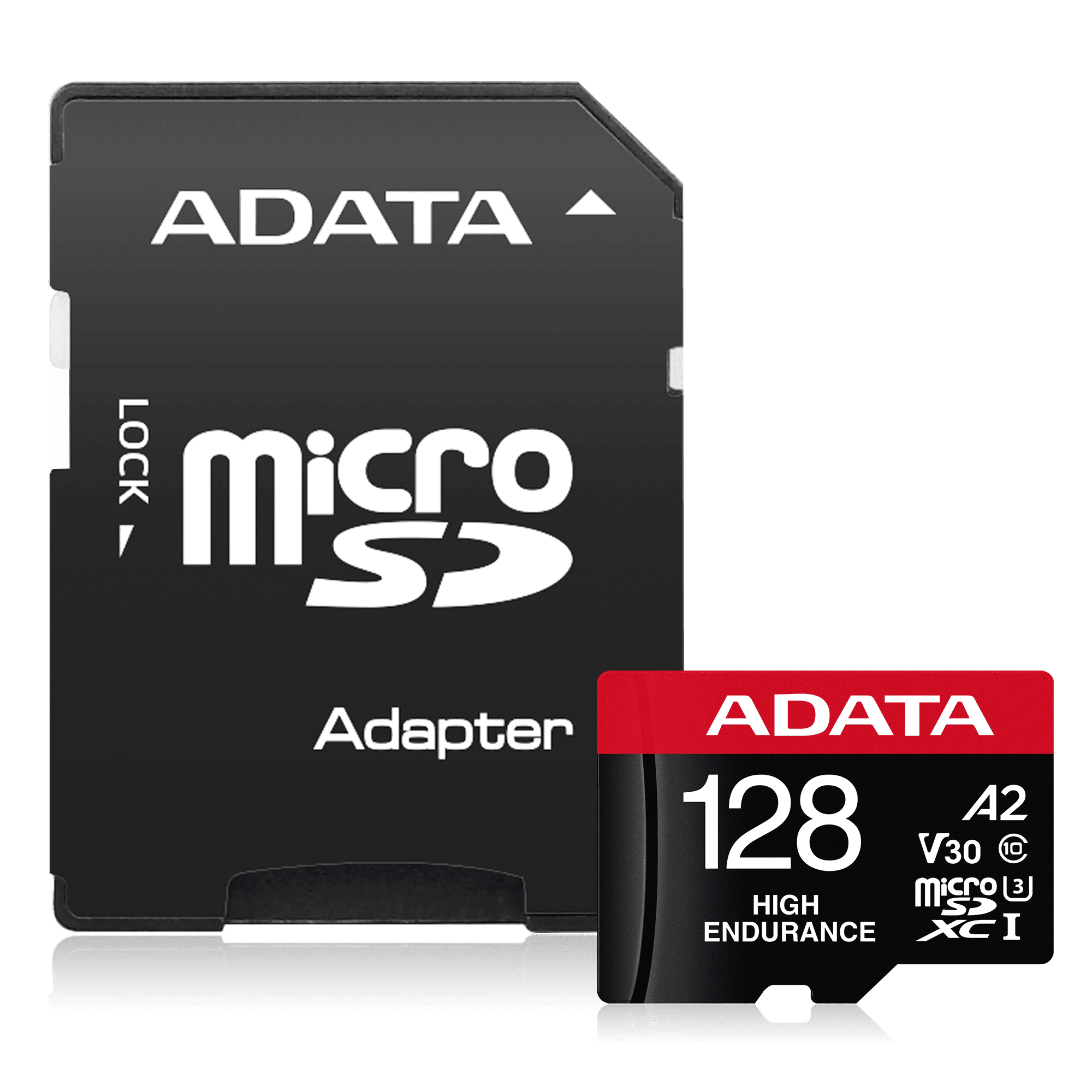 ADATA High Endurance microSDXC UHS-I V30 A2 Card with Adapter