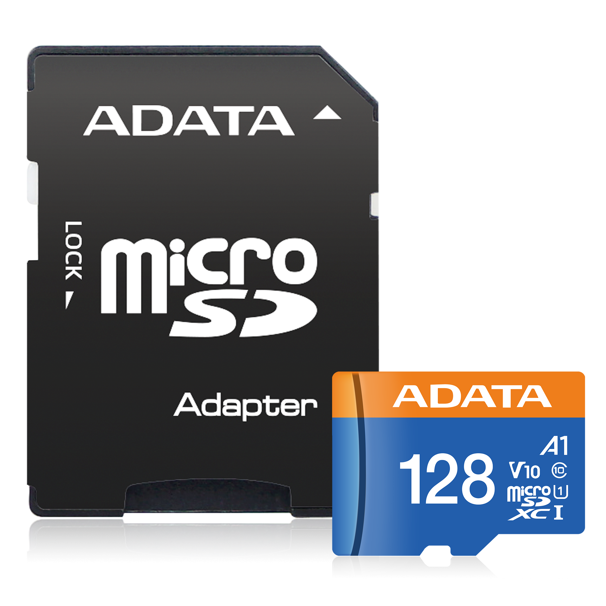 ADATA 128GB Premier microSDXC UHS-I Class 10 A1 V10 Card with Adapter