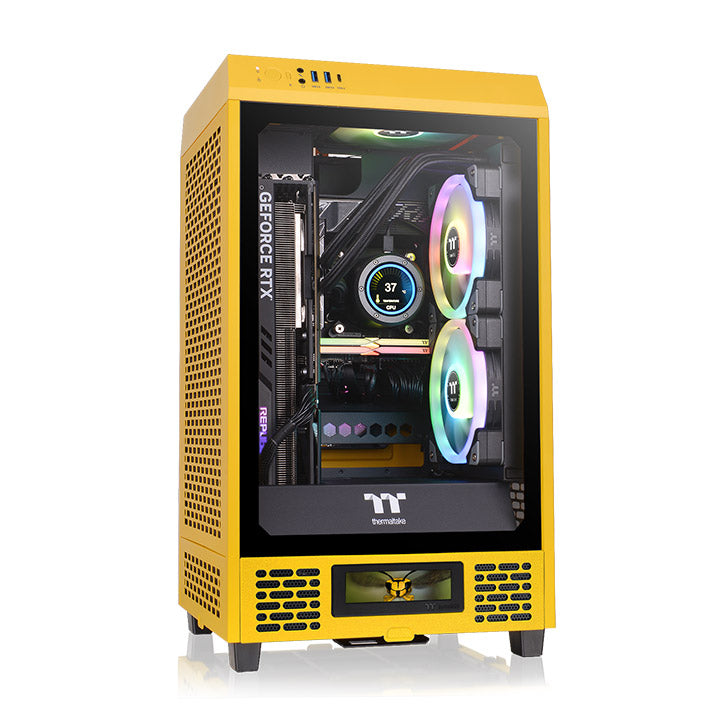 Thermaltake The Tower 200 Bumblebee Mini ITX Chassis Yellow