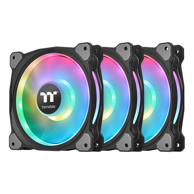 Thermaltake Riing Duo 14 RGB 140mm Radiator Fan TT Premium Edition 3 Pack