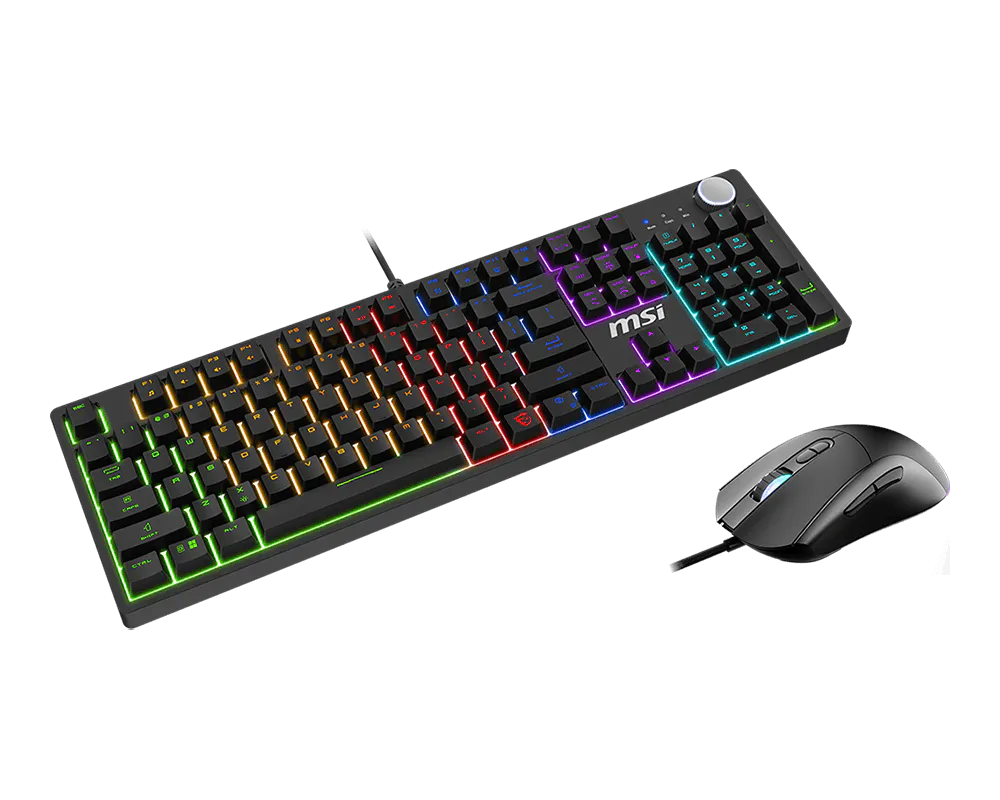 MSI Forge GK320 Mechanical Gaming Keyboard and Mouse Combo Red Switches