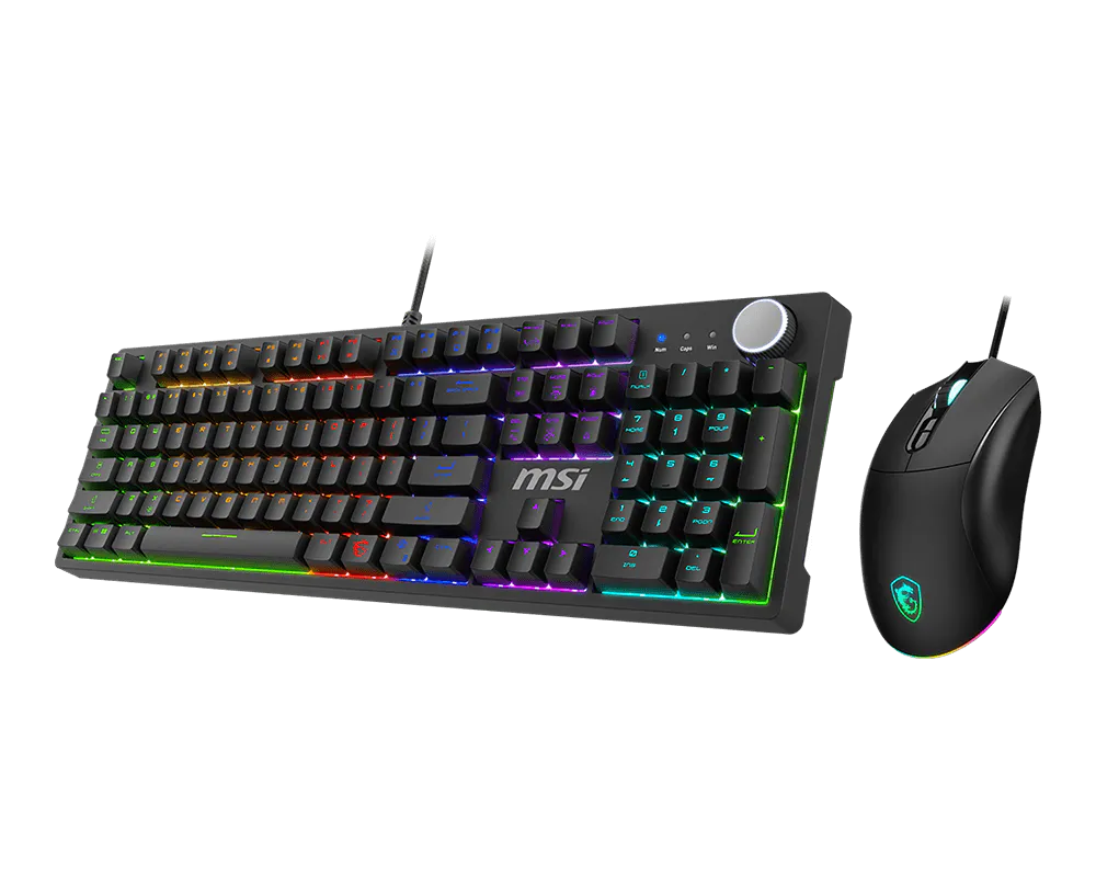 MSI Forge GK320 Mechanical Gaming Keyboard and Mouse Combo Red Switches