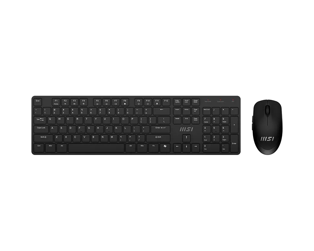 MSI Forge K200 Wireless Keyboard and Mouse Combo US Layout