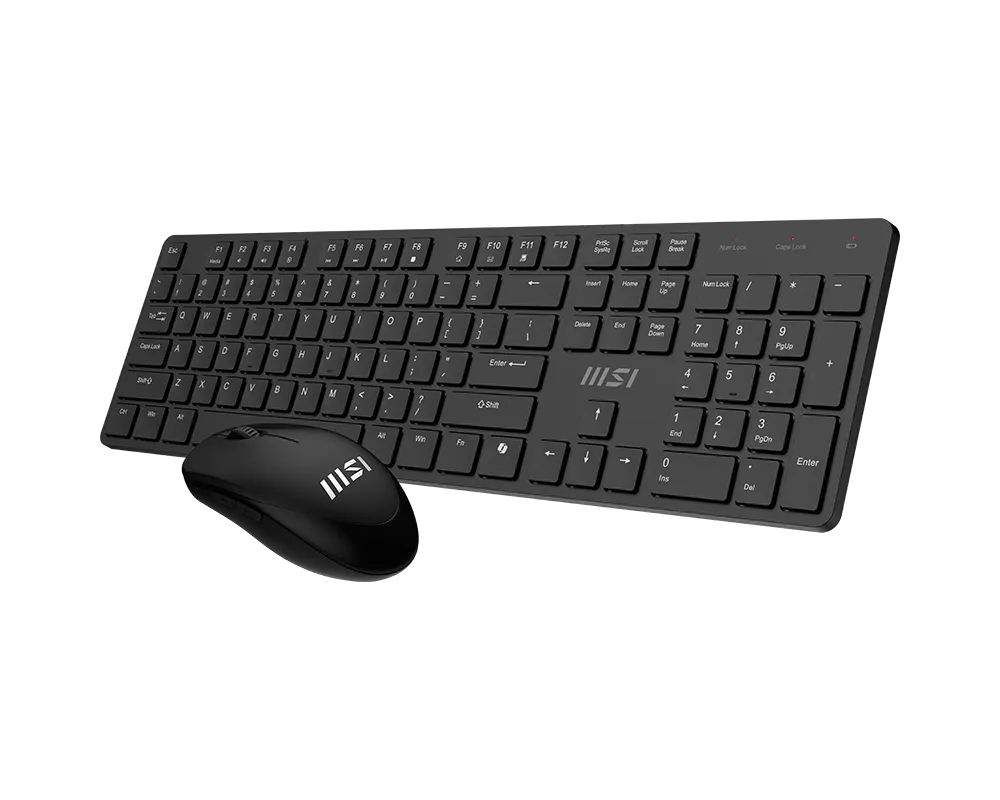MSI Forge K200 Wireless Keyboard and Mouse Combo US Layout