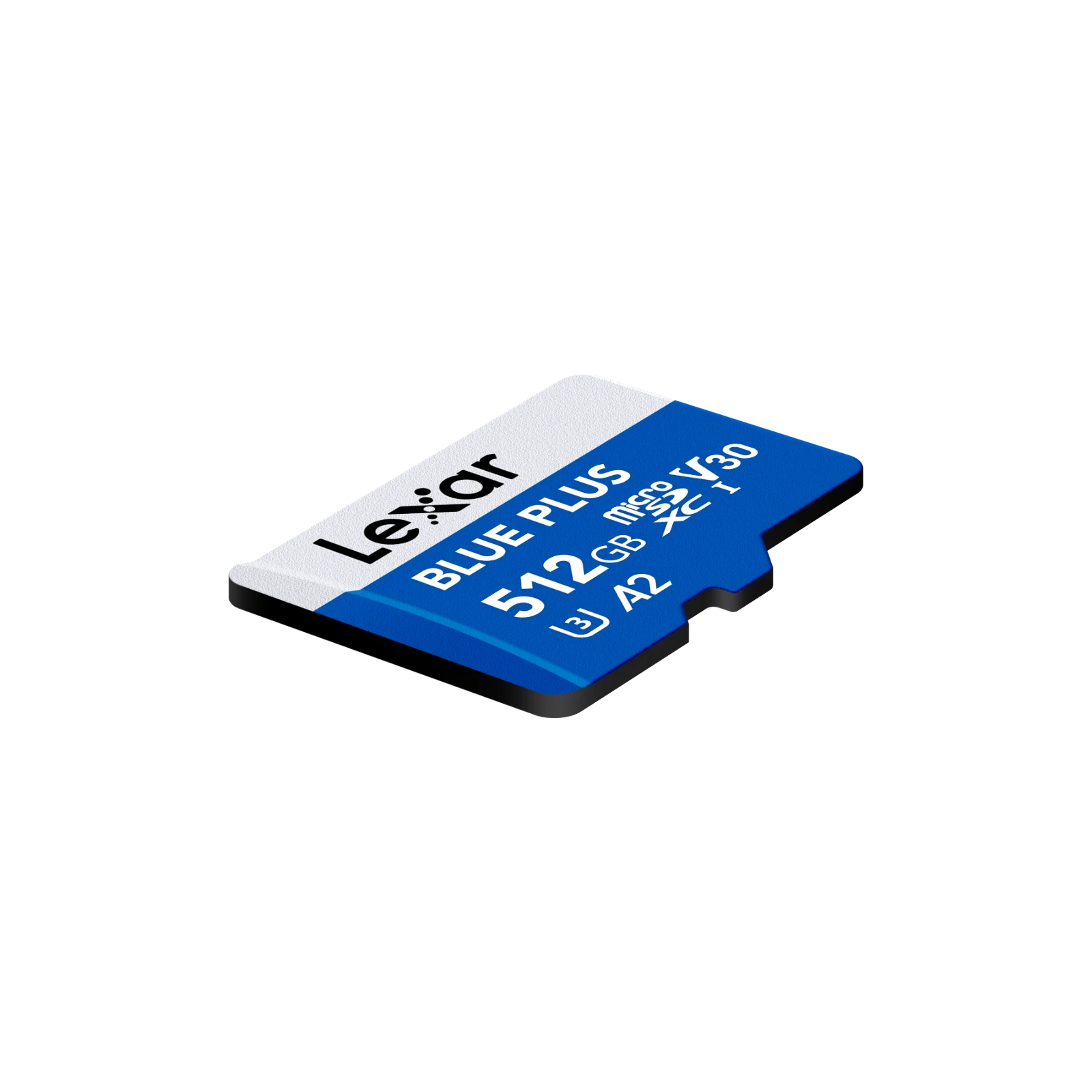 Lexar 512GB BLUE PLUS microSDXC UHS-I V30 A2 Memory Card