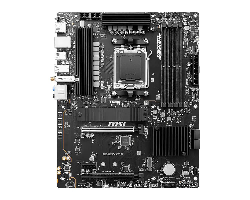 MSI PRO B650-S WiFi AMD AM5 ATX Motherboard