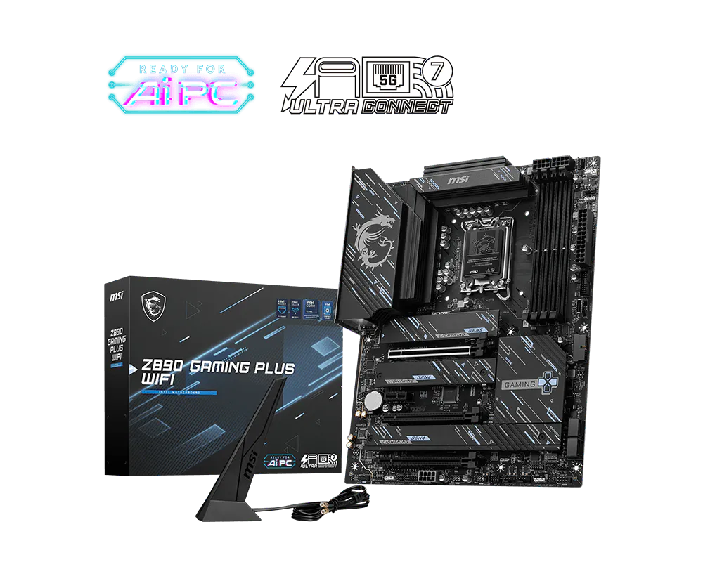 MSI Z890 Gaming Plus WiFi Intel LGA1851 ATX Motherboard