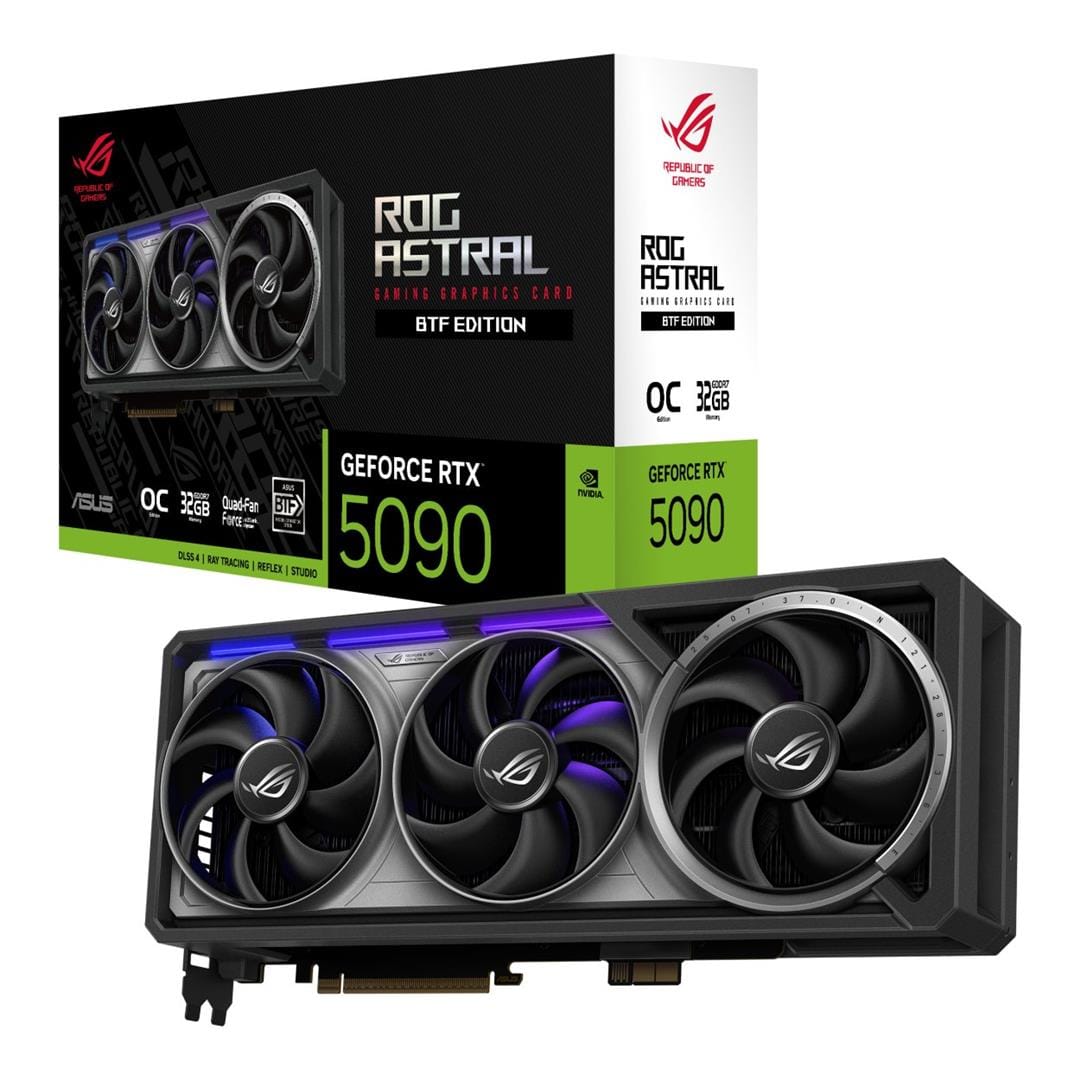 ASUS ROG Astral GeForce RTX 5090 BTF OC Edition 32GB GDDR7 Graphics Card 90YV0NF0-M0NA00