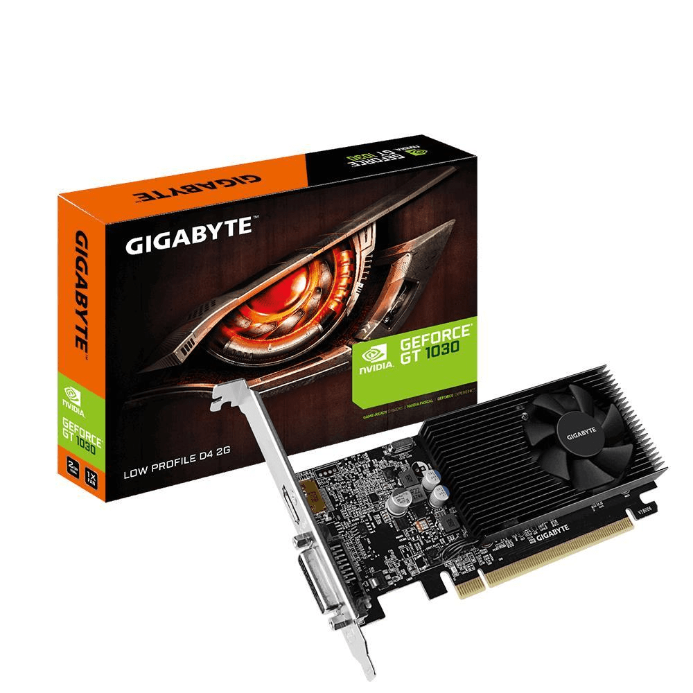Gigabyte GV-N1030D4-2GL NVIDIA GeForce GT 1030 2 GB GDDR4 Graphics Card