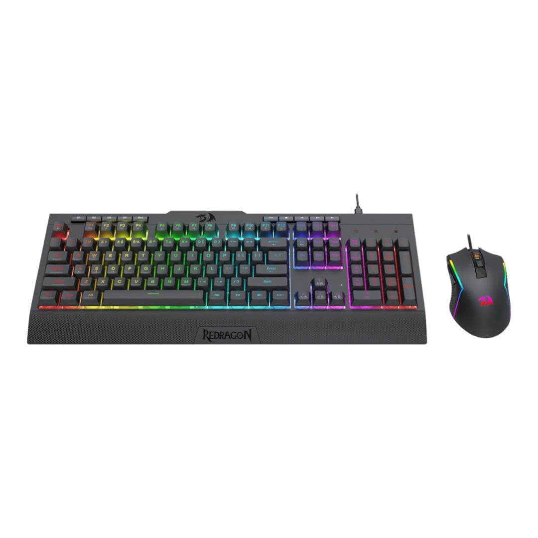 Redragon S136 Gaming Keyboard and Mouse Combo - Black RD-S151